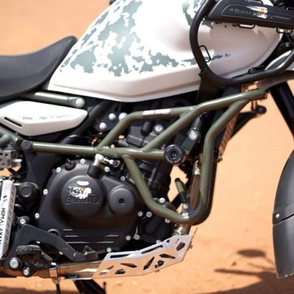 Moto Torque Panther Crash Guard For Royal Enfield Himalayan 450 (Green) (3)