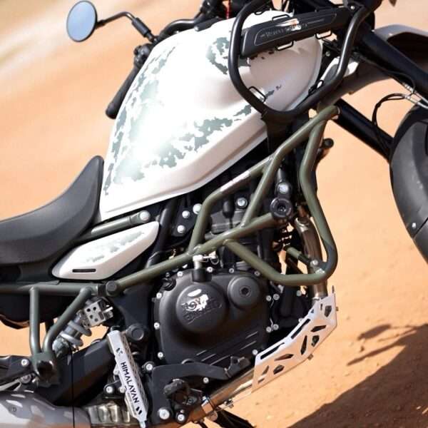 Moto Torque Panther Crash Guard For Royal Enfield Himalayan 450 (Green)