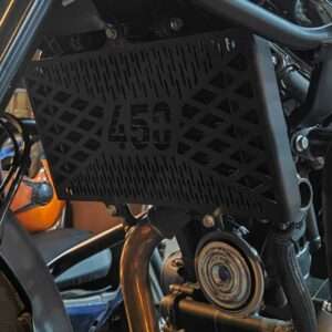 BS Auto Stainless Steel Radiator Cover For Royal Enfield Himalayan 450