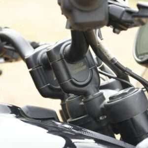 Moto Torque Handlebar Risers For Royal Enfield Himalayan 450 (Black)