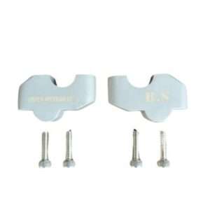 Premium Handlebar Risers - Royal Enfield Super Meteor 650 (Silver)