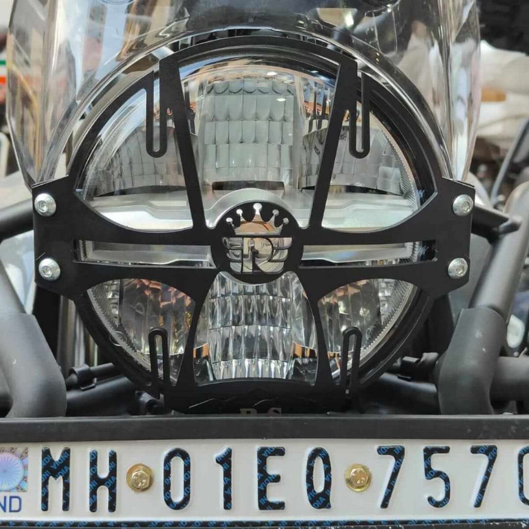 Royal Enfield Himalayan 450 Stainless Steel Headlight Grill Royal Enfield Himalayan 450 Stainless Steel Headlight Grill