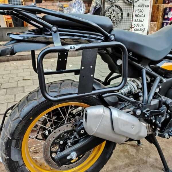 Saddle Stay With Jerry Can Mount For Himalayan 450 (Black)