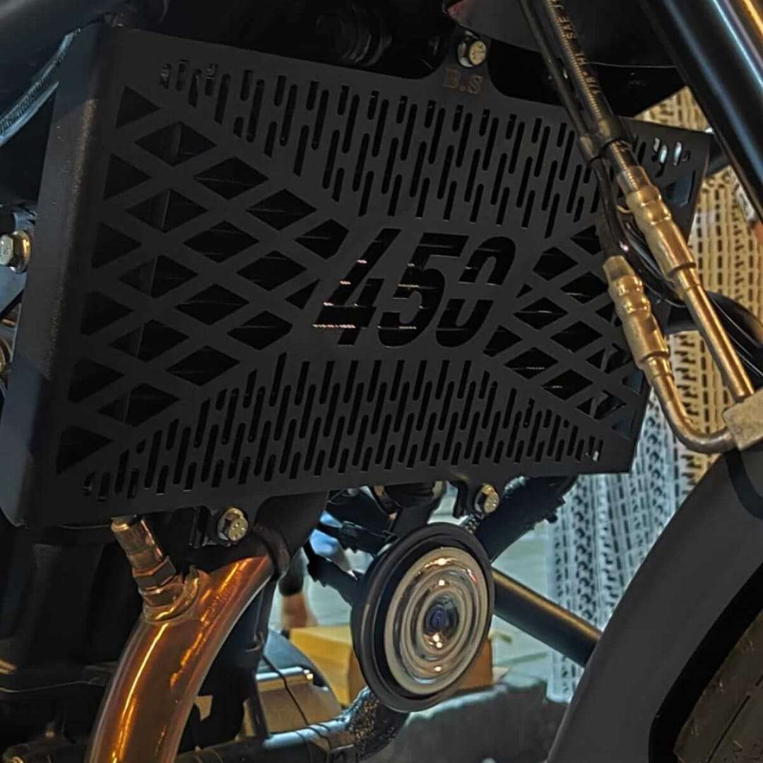 Stainless Steel Radiator Cover For Royal Enfield Himalayan 450 Stainless Steel Radiator Cover For Royal Enfield Himalayan 450