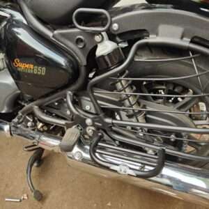BS Auto Left Side Footrest For Royal Enfield Super Meteor 650 (Black)