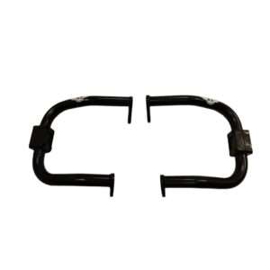 BS Auto Stainless Steel C-Type Guard Crash Guard Leg Guard Engine Guard With Flat Sliders For Royal Enfield Super Meteor 650