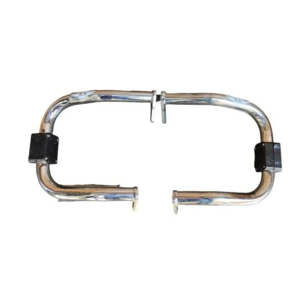C-Type Guard Crash Guard Leg Guard Engine Guard With Flat Sliders Gor Royal Enfield Super Meteor 650 (Chrome)