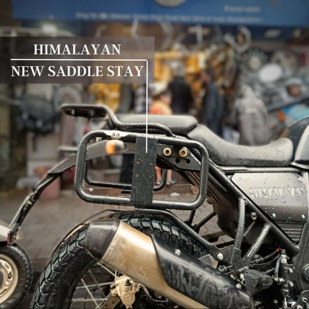 Square Saddle Stay with Jerry Can Holder For Himalayan 411 Square Saddle Stay with Jerry Can Holder For Himalayan 411