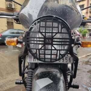X-Type Headlight Grill For Himalayan 411 (Black)
