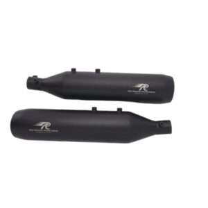 Astral Red Rooster Performance Exhaust For Royal Enfield Super Meteor 650 (Black Matte)
