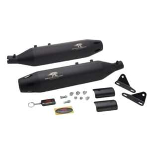 Red Rooster Performance Astral Pro Exhaust For Royal Enfield Super Meteor 650 (Black Matte)