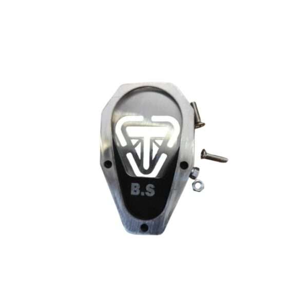 BS Auto Premium Stainless Steel Side Stand Extender for Triumph Speed 400 (Black)
