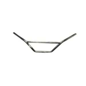 BS Auto stainless steel RD extender handlebar with rod for Royal Enfield Classic 350 Reborn (Silver)