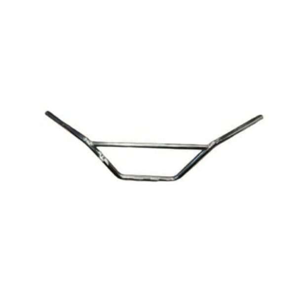 BS Auto stainless steel RD extender handlebar with rod for Royal Enfield Classic 350 Reborn (Silver)