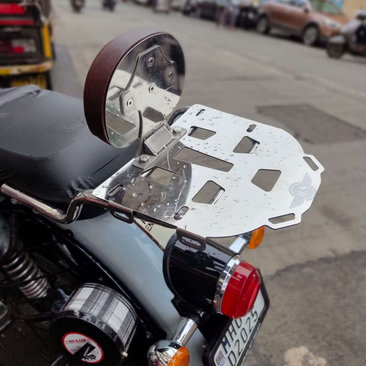 Backrest With Top Rack Plate For Classic 350 Reborn Backrest With Top Rack Plate For Classic 350 Reborn