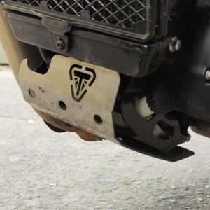 Stainless Steel Engine Guard Sump Guard for Triumph Speed 400 (Silver)