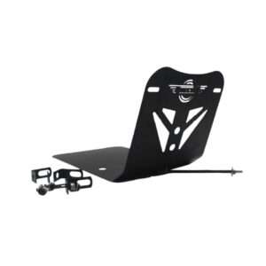 stainless steel sump guard engine guard base plate for Royal Enfield Classic 350 Reborn (Black)