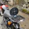 Backrest With Carrier Plate For Hunter 350 (Black)