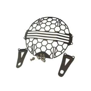 Stainless steel headlight grill for Royal Enfield Hunter 350 (Black)
