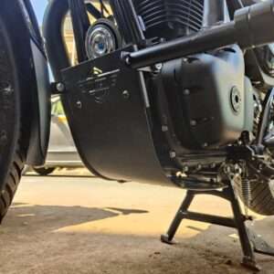 Stainless steel sump guard for Royal Enfield Hunter 350