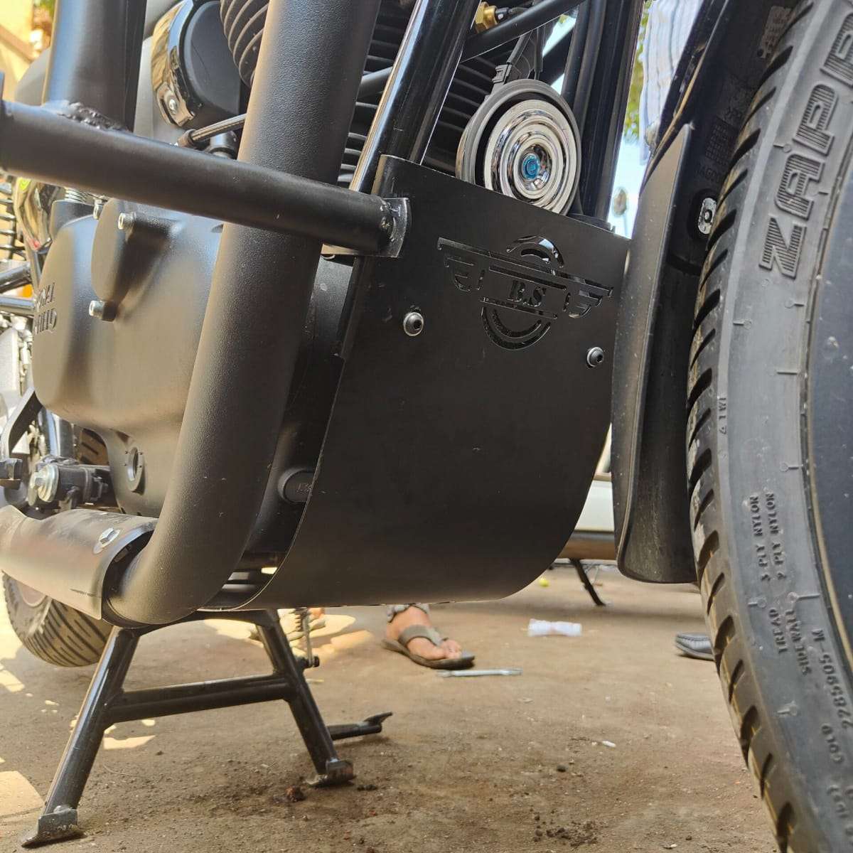 Sump Guard For Hunter 350 (Black) Sump Guard For Hunter 350 (Black)