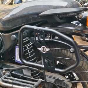 BS Auto Stainless steel saddle stay for Royal Enfield Hunter 350 (Black)