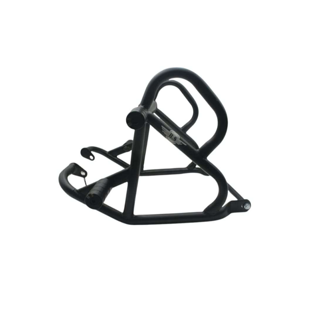 BS Auto stainless steel double slider crash guard leg guard for Royal Enfield Himalayan 411 (Black) BS Auto stainless steel double slider crash guard leg guard for Royal Enfield Himalayan 411 (Black)