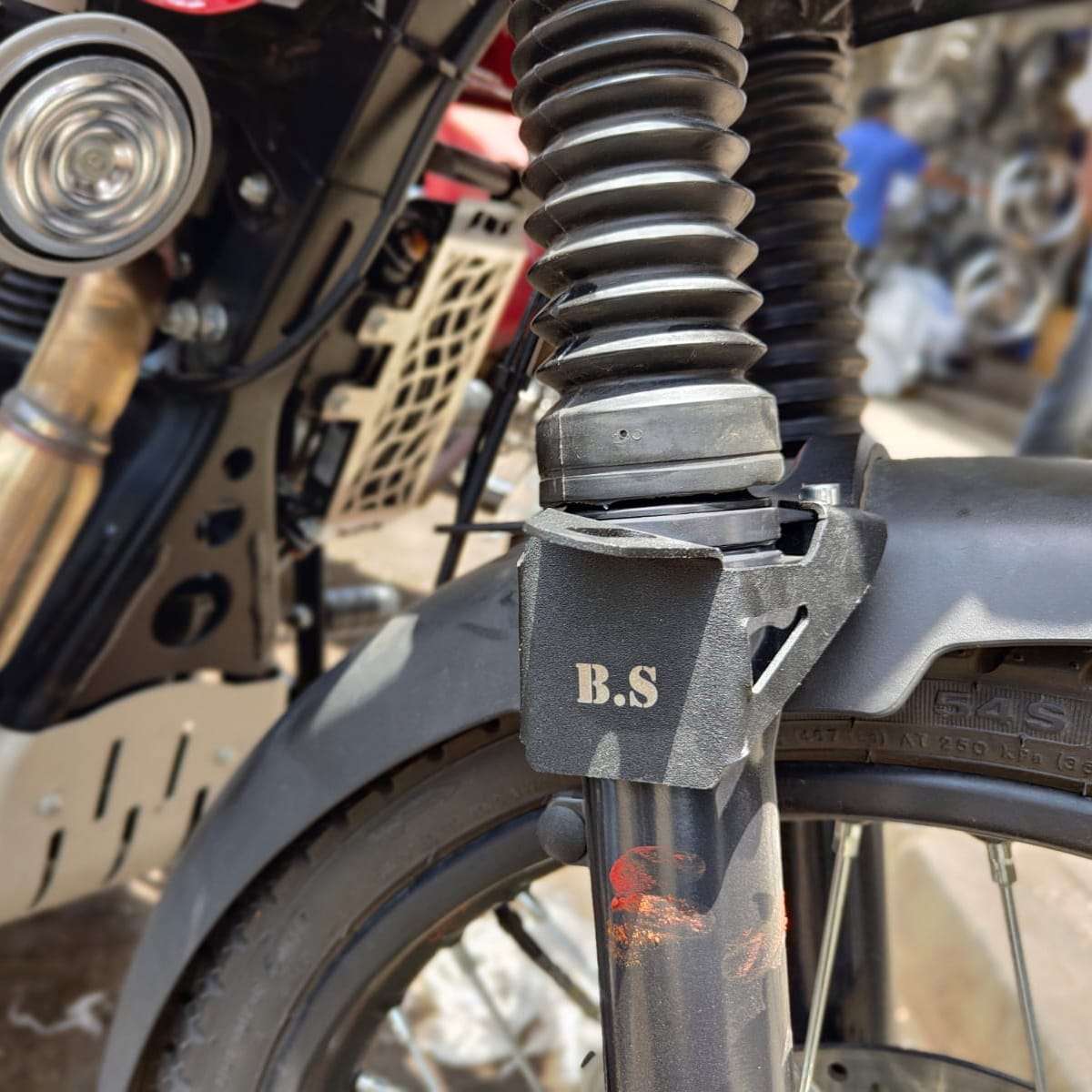 Foglight Holder For Himalayan 411 (Black) Foglight Holder For Himalayan 411 (Black)