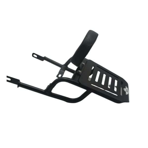 Royal Enfield Himalayan 411 Stainless Steel Backrest With Carrier Plate (Black)