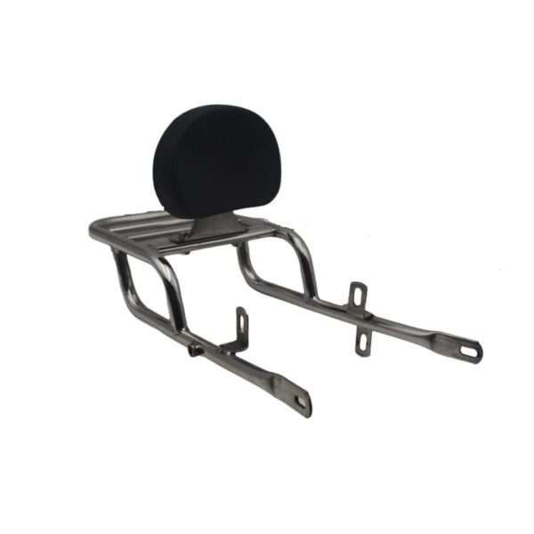 Royal Enfield Himalayan 411 Stainless Steel Long Pipe Type Backrest With Carrier