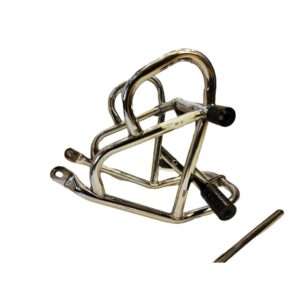 Royal Enfield Himalayan 411 Stainless steel Double Slider Crash guard Leg guard (Chrome)