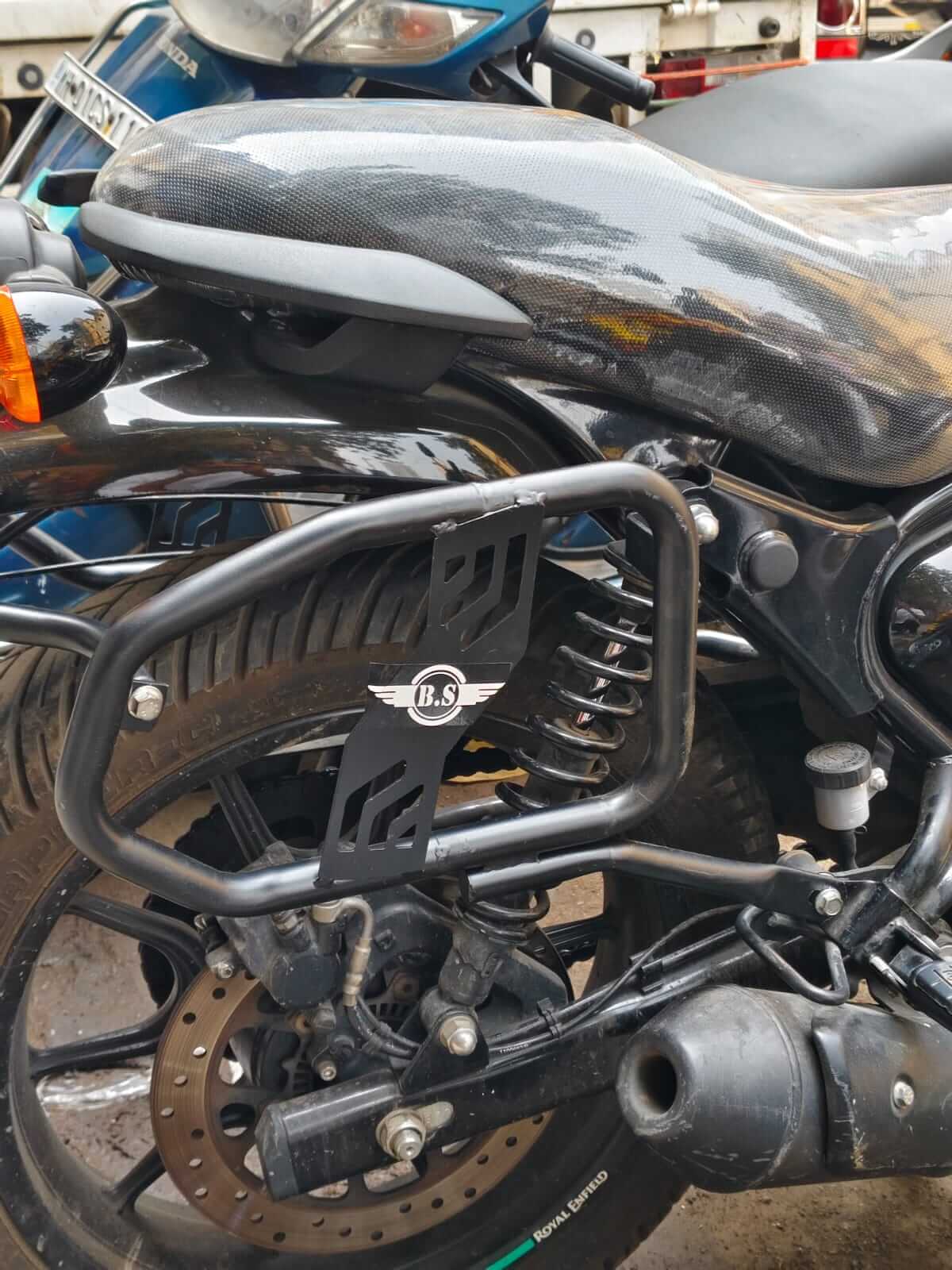 Stainless Steel Saddle Stay For Hunter 350 Stainless Steel Saddle Stay For Hunter 350