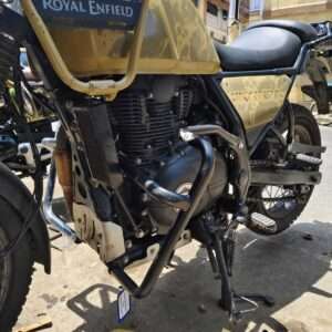 stainless steel leg guard crash guard for Royal Enfield Himalayan 411 (Black)