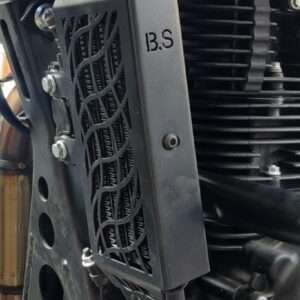 BS Auto Stainless Steel Radiator Grill Cover Guard For Royal Enfield Himalayan 411 (Black)