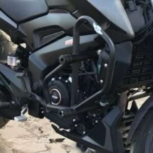 BS Auto Adventure Leg Guard Crash Guard With Sliders For Bajaj Dominar 400 (Black)