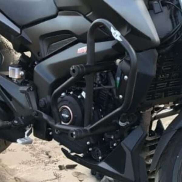 BS Auto Adventure Leg Guard Crash Guard With Sliders For Bajaj Dominar 400 (Black)