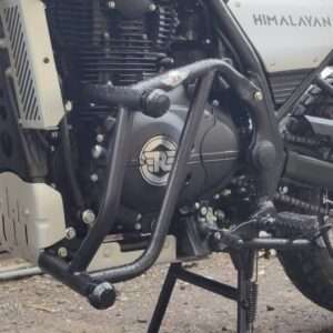Himalayan 411 Crash Guard With Sliders (Black)