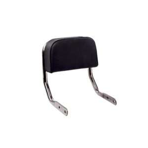 Royal Enfield Classic Standard Electra BS Auto Stainless Seel Padded Cushion Backrest For (Chrome)