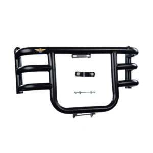 BS Auto Premium Stainless Steel Maharaja Crash Guard Leg Guard for Royal Enfield Classic Standard Electra (Black)