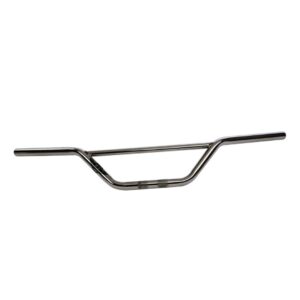 BS Auto Premium Stainless Steel RD 350 Handlebar With Rod For Royal Enfield Classic Standard Electra Classic 350 Reborn New Standard 350 Thunderbird Thunderbird X And Interceptor 650