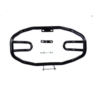 BS Auto Stainless Steel Mango Crash Guard Leg Guard For Royal Enfield Classic Standard and Electra (Black)