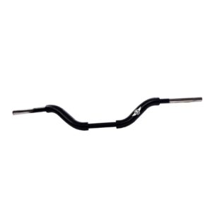 Stainless Steel Big Mouth Type Handlebar For Royal Enfield Classic Bullet Standard And Electra (Black)