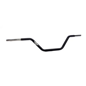 Stainless Steel Plain RD 350 Handlebar For Royal Enfield Classic Standard Electra (Black)