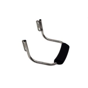 Stainless Steel Strong Backrest With PU Cushion For Royal Enfield Bullet Classic Standard And Electra