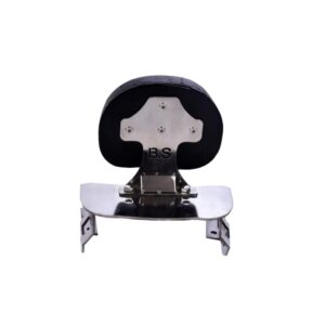 BS Auto Stainless Steel Fatboy Backrest For Royal Enfield Interceptor 650 And Continental GT 650 (Chrome)