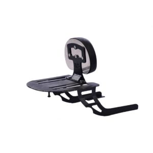 Backrest With Touring Carrier For Interceptor & Continental GT 650 (Black)