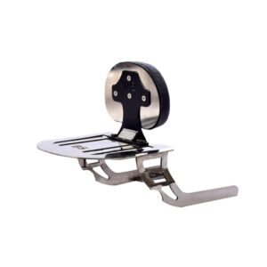 Backrest With Touring Carrier For Interceptor & Continental GT 650 (Chrome)