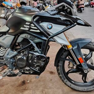 Full Protection Stainless Steel Crash Guard Leg Guard for BMW G310 GS (Black)