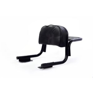 Royal Enfield Interceptor 650 And Continental GT 650 Stainless Steel Backrest With Carrier (Black) 