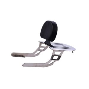 Royal Enfield Interceptor 650 Heavy Plate Stainless Steel Backrest (Chrome)
